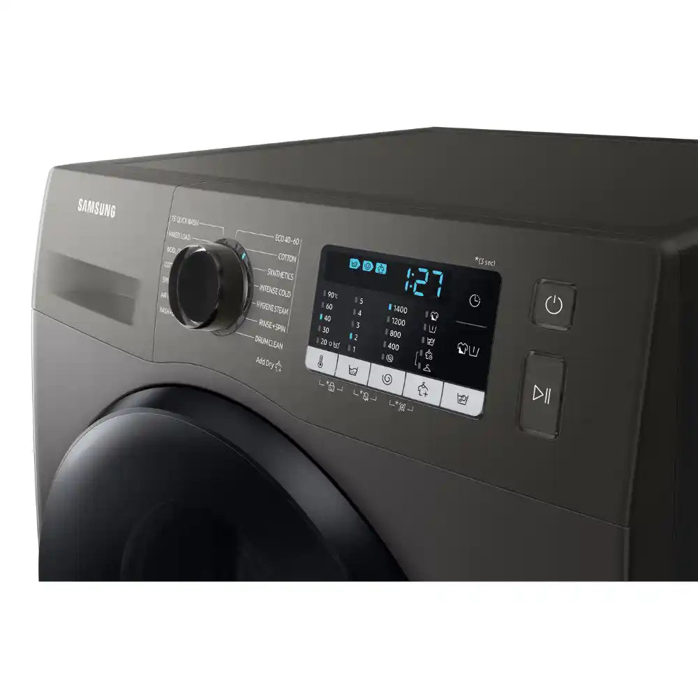 Samsung Series 5 Ecobubble 8kg Washer 5kg Dryer - Graphite | WD80TA046BX/EU