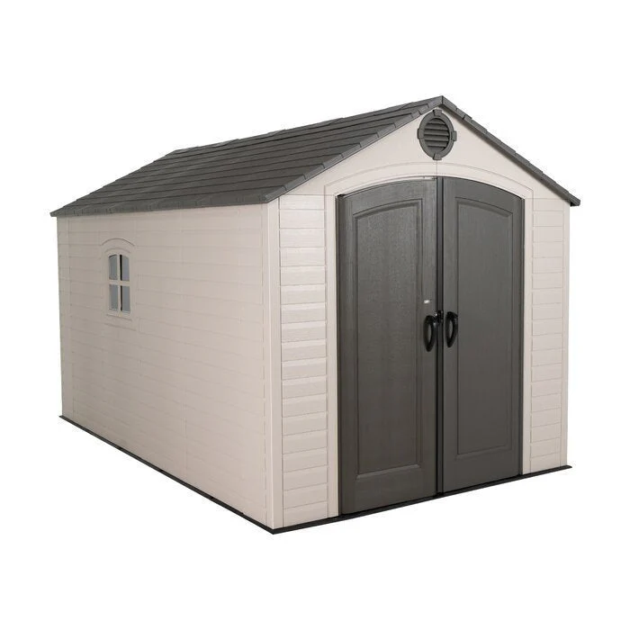 8 ft. W x 12.5 ft. D Plastic Storage Shed