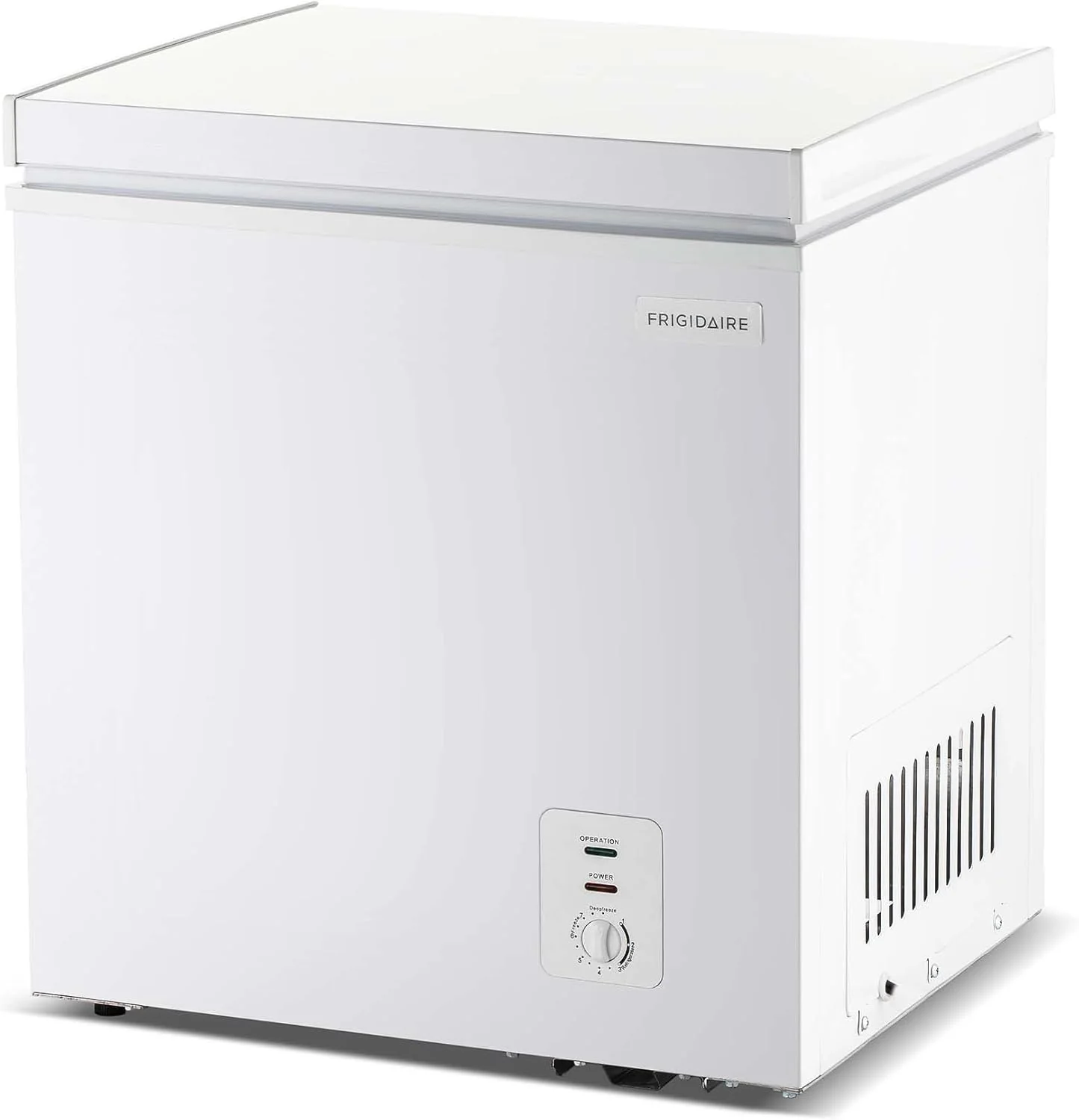 FRIGIDAIRE EFRF5003-BLACK Chest Deep Freezer-Garage-Ready, 5.0 Cu.