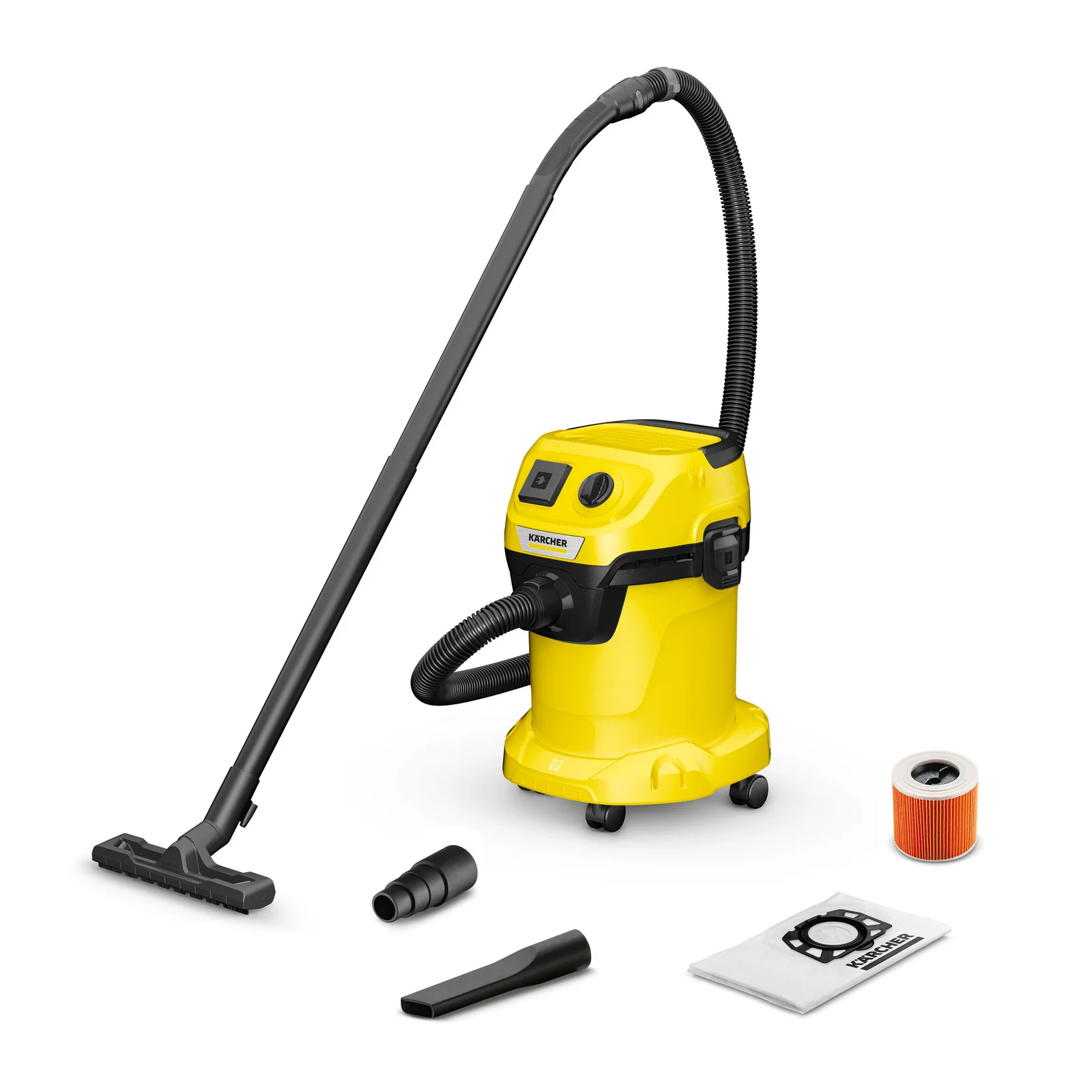 Aspirapolvere solidi e liquidi 1000W WD 3 P - Kärcher