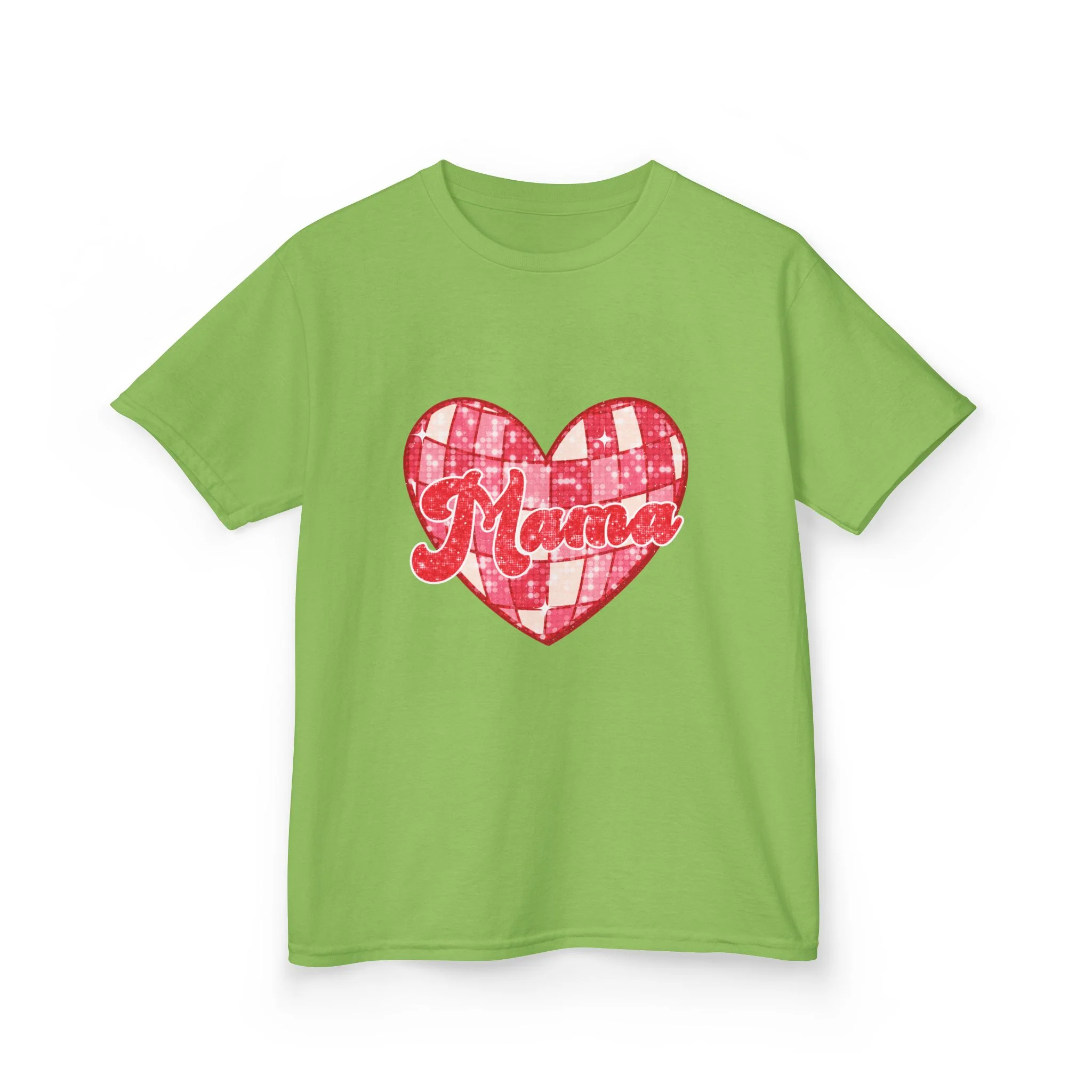 Mama Red Plaid Heart Kids Tee | Mother's Day, Family