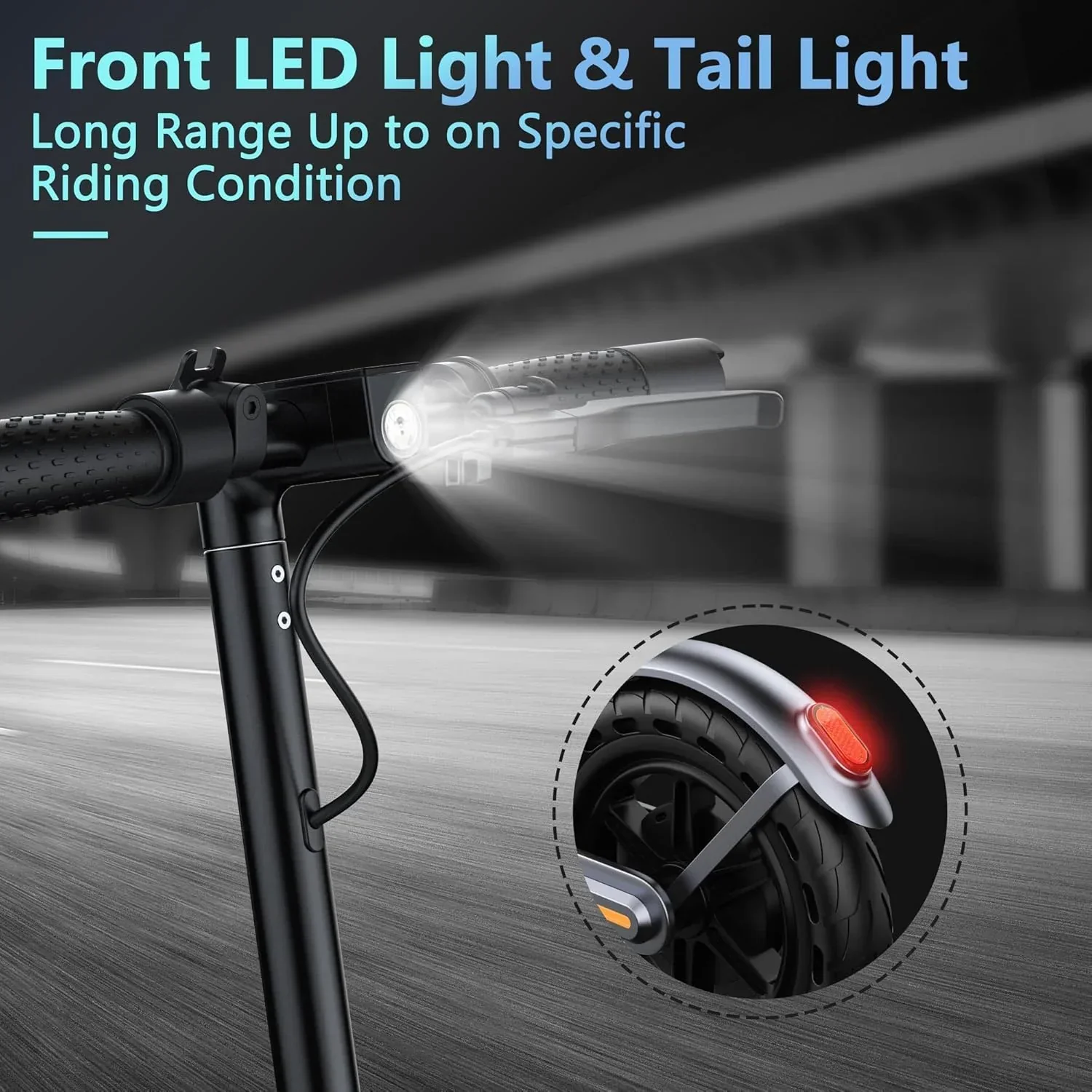 Electric Scooter 350W/500W Powerful Motor 8.5