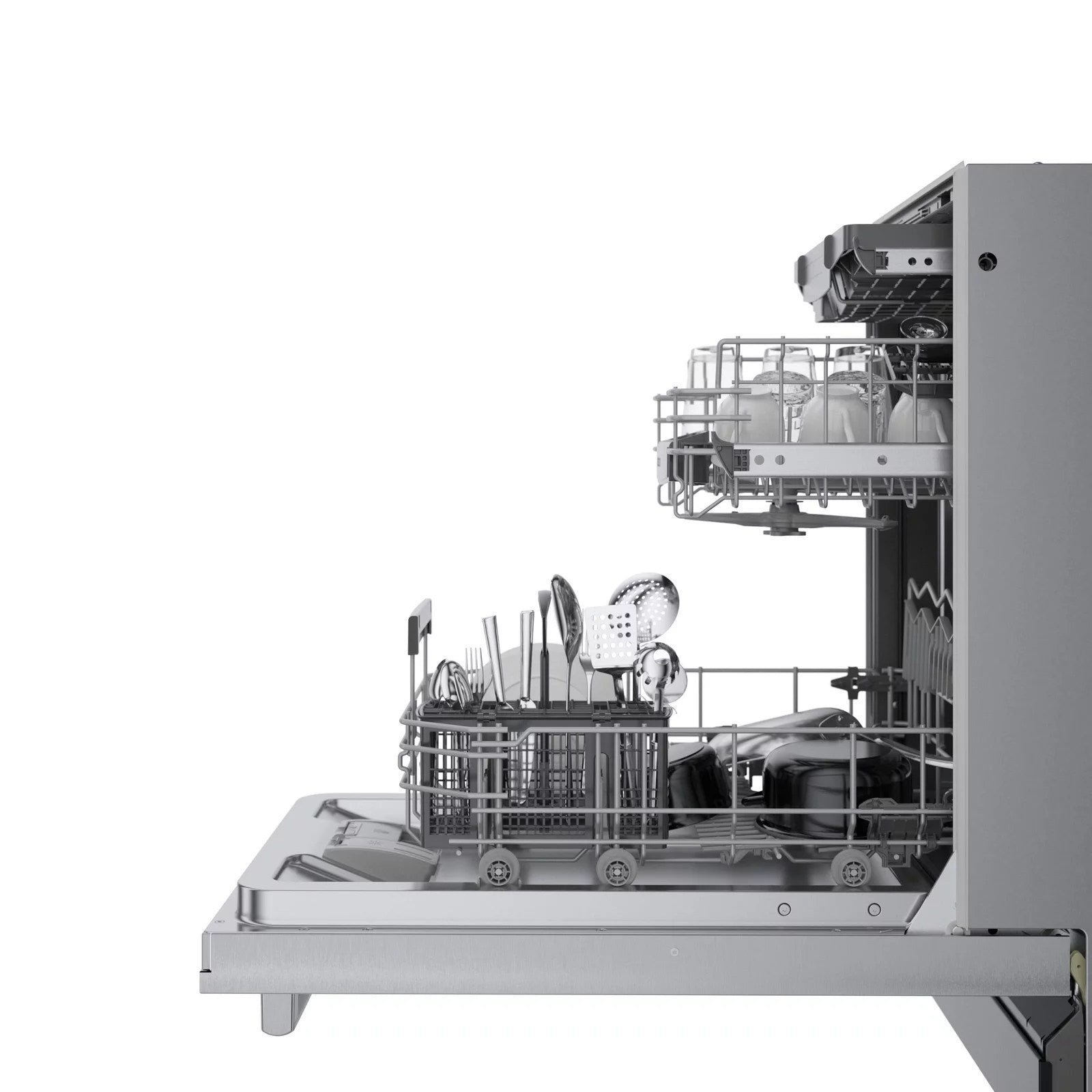 Bosch 800 Series 18��� Stainless Steel Built in Dishwasher-SPX68B55UC