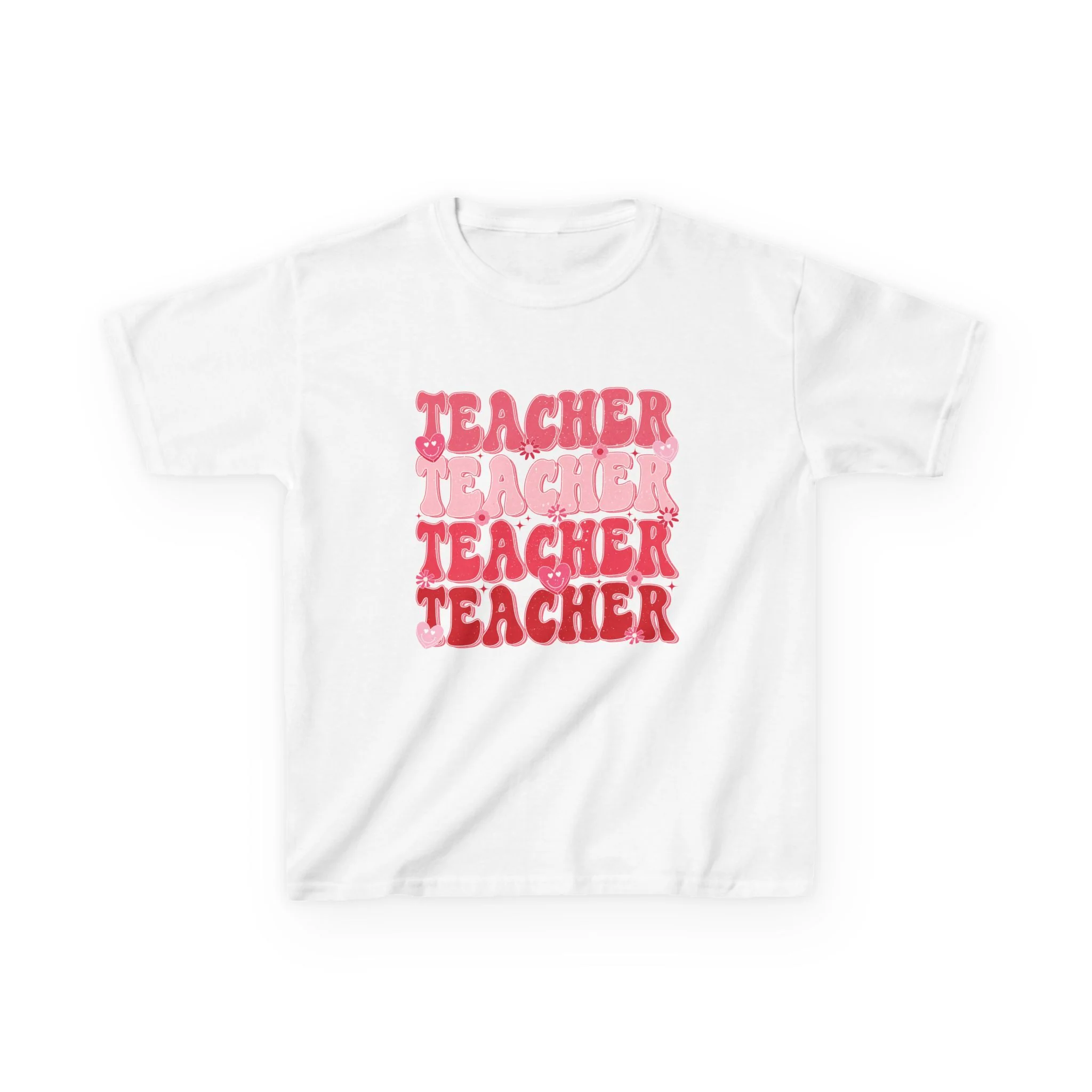 Retro Pink Teacher Tee | Kids Tee