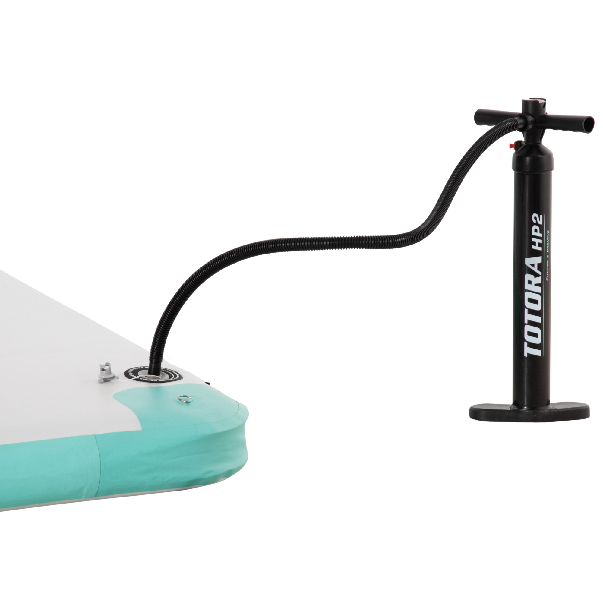 Outsunny groot opblaasbaar zwemeiland, draagvermogen tot 500 kg, wit+blauw+groen, 3 x 2 x 1,5 m