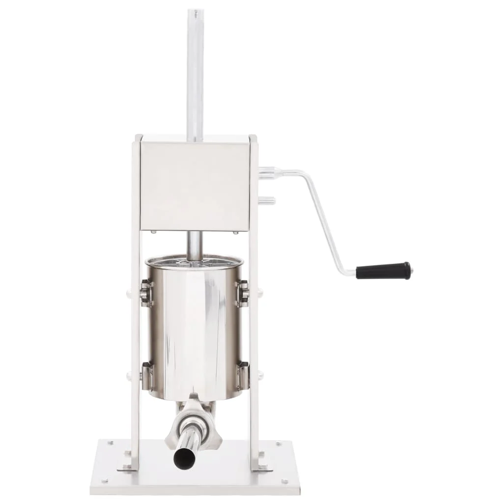Insaccatrice Manuale Argento 3 L in Acciaio Inossidabile