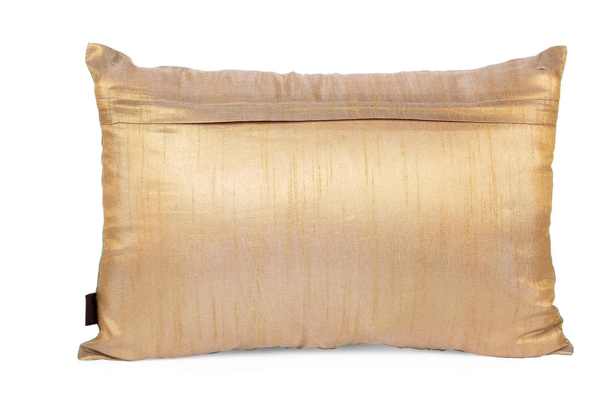 Zari Green Pillow