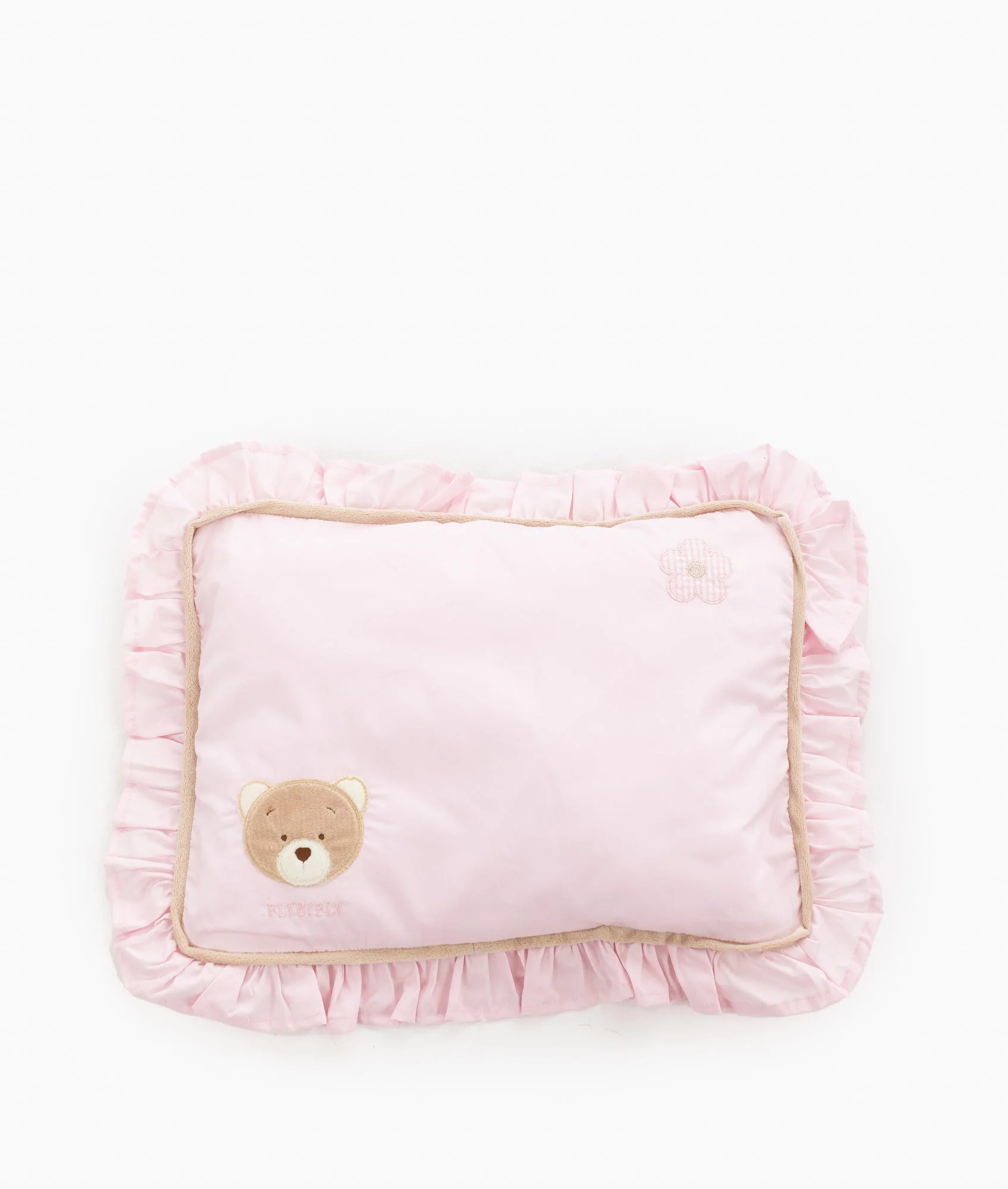 Toddler Ruffle Pillow | Pink