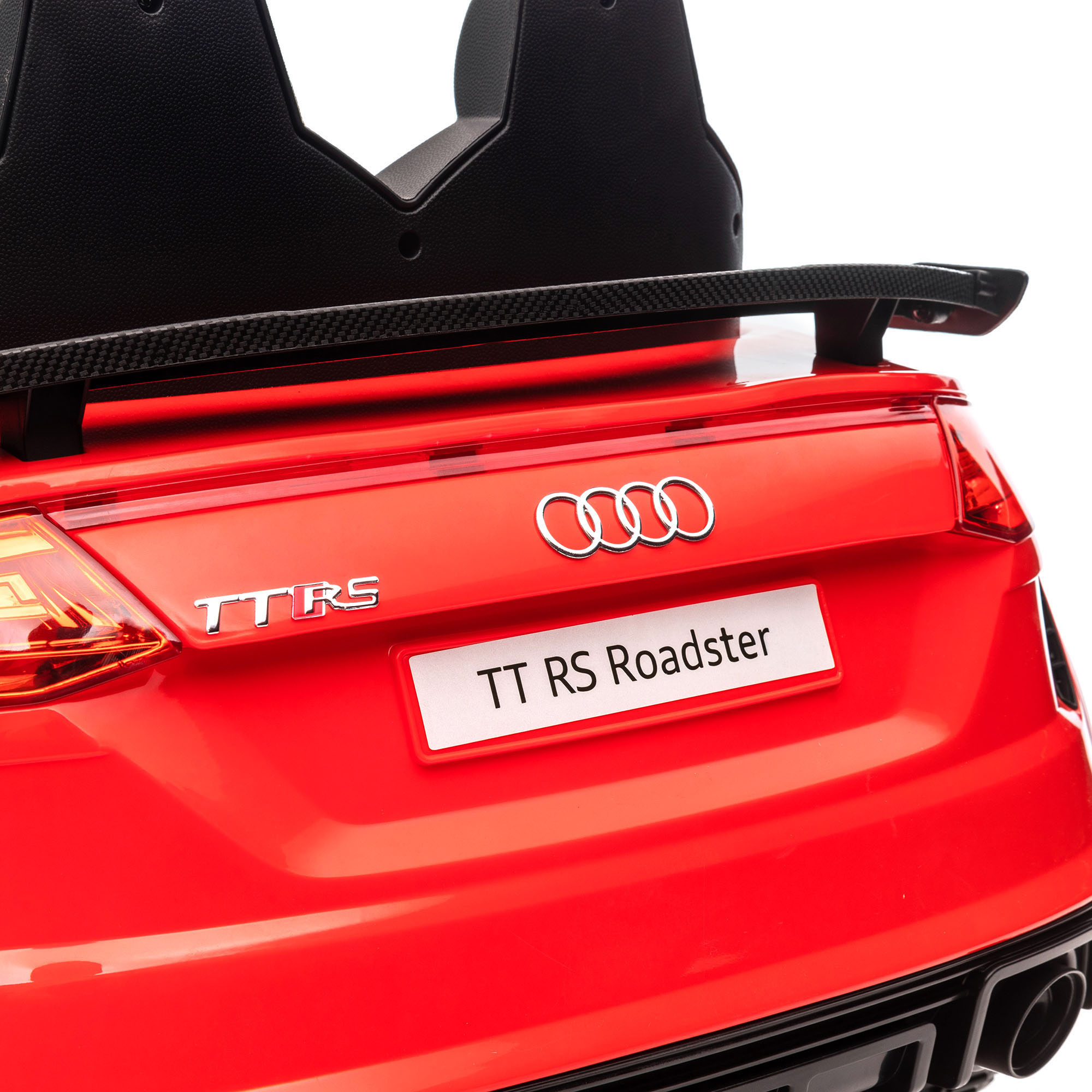HOMCOM® kindervoertuig elektrische auto Audi TT RS afstandsbediening MP3 3-8 jaar PP rood 103 x 63 x 44 cm | Aosom.de