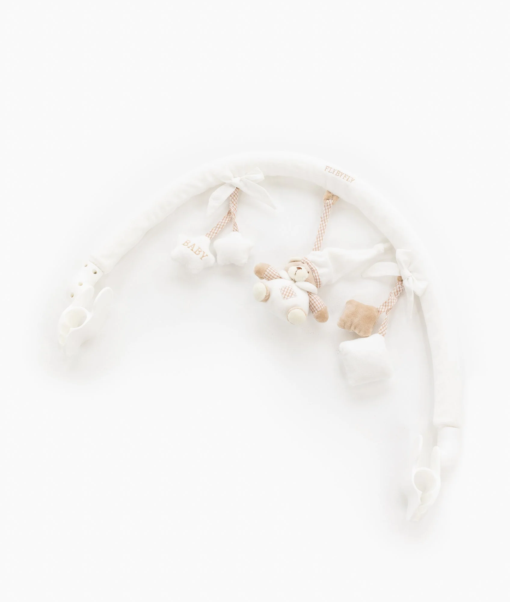 Portable Toy Arch | White & Beige