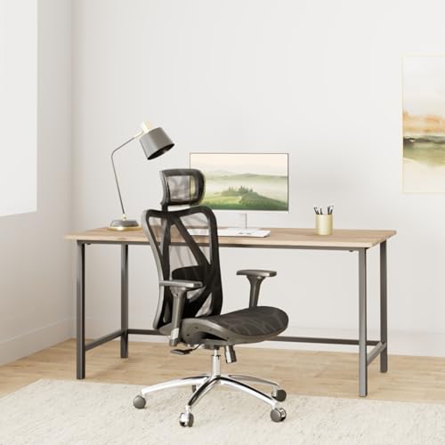 SIHOO Sedia ergonomica da ufficio per computer schienale alto regolabile 3D traspirante con braccioli e supporto lombare moderno : Amazon.it: Casa e cucina