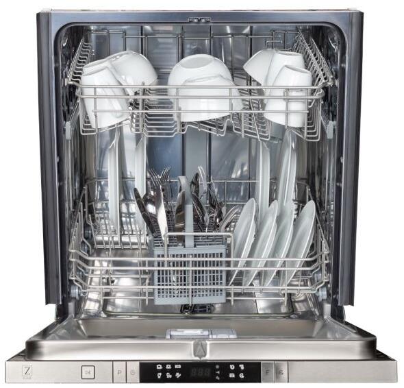 Top Control Dishwasher in Stainless Steel with Stainless Steel Tub and Traditional Style Handle  ZLINE DW-304-H-24 24 in.