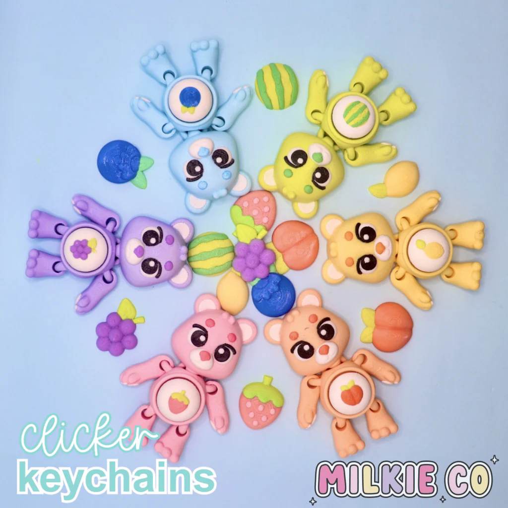 Clicky Bears Keychain