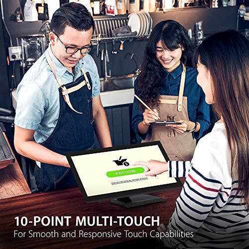 ViewSonic TD2760 27" Full HD 10 Point Touch Monitor con RS232, VGA, HDMI, DisplayPort, ergonomia avanzata, Eye Care. : Informatica