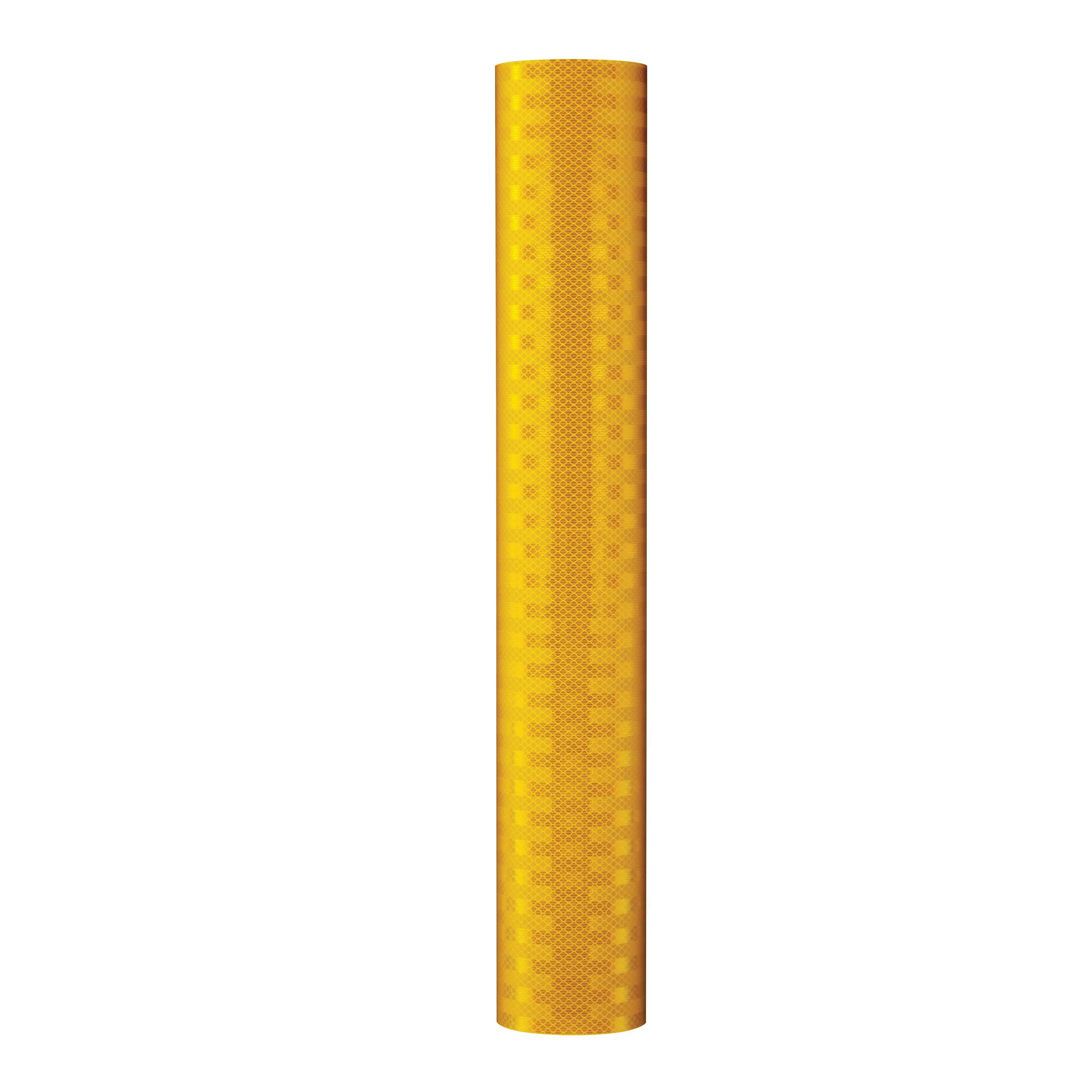 3M 3930-3931-12X50  ~  High intensity Prismatic Reflective Sheeting 3931 Yellow 12 in x 50 Yards
