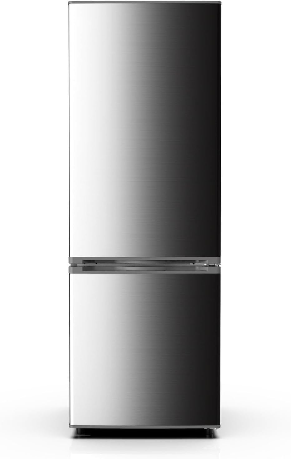 PKM Freistehend Kühl-Gefrierkombination KHKG173IXC Inox 161L LED Beleuchtung 145 cm Energieklasse C