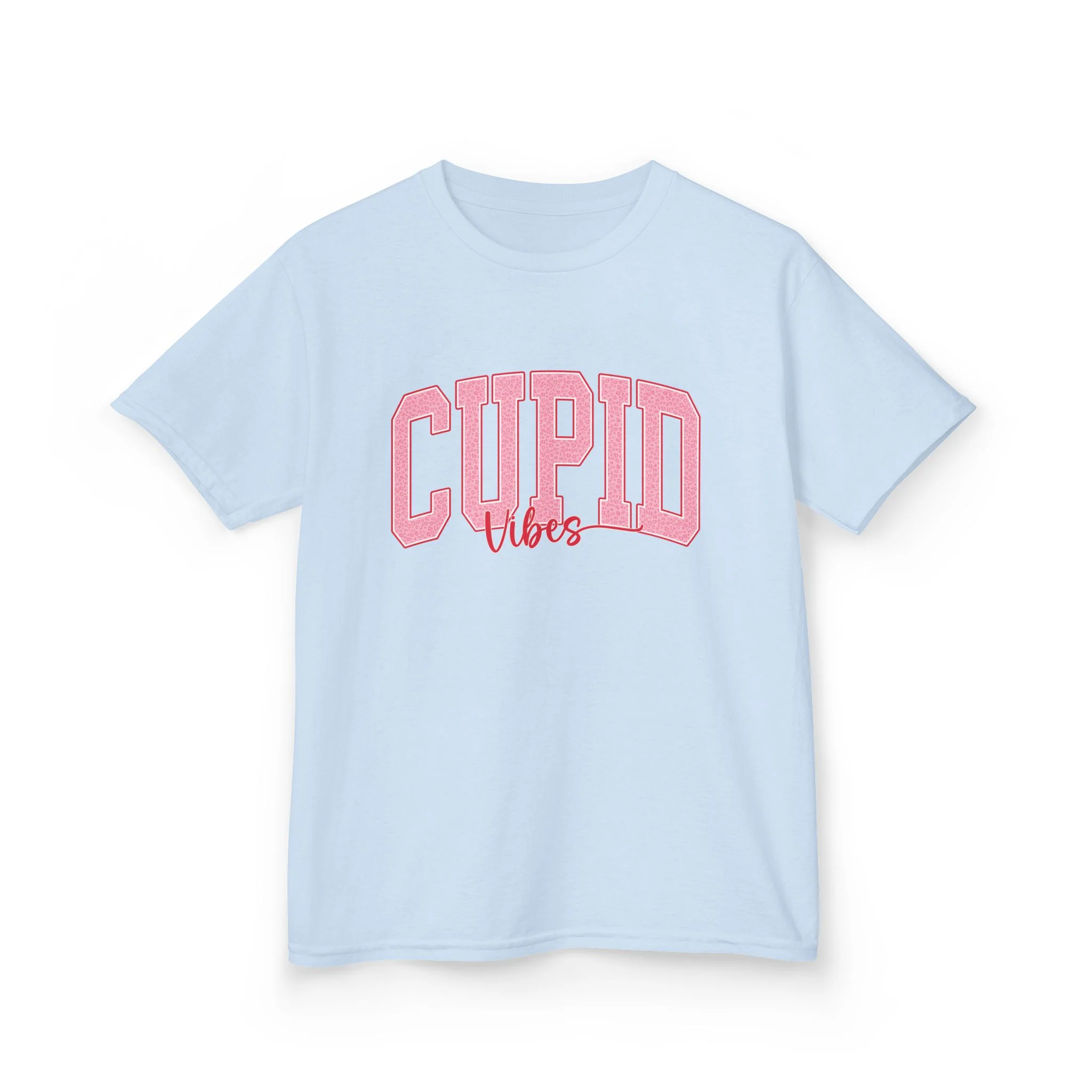 Cupid Vibes Kids Tee | Pink Valentine Shirt