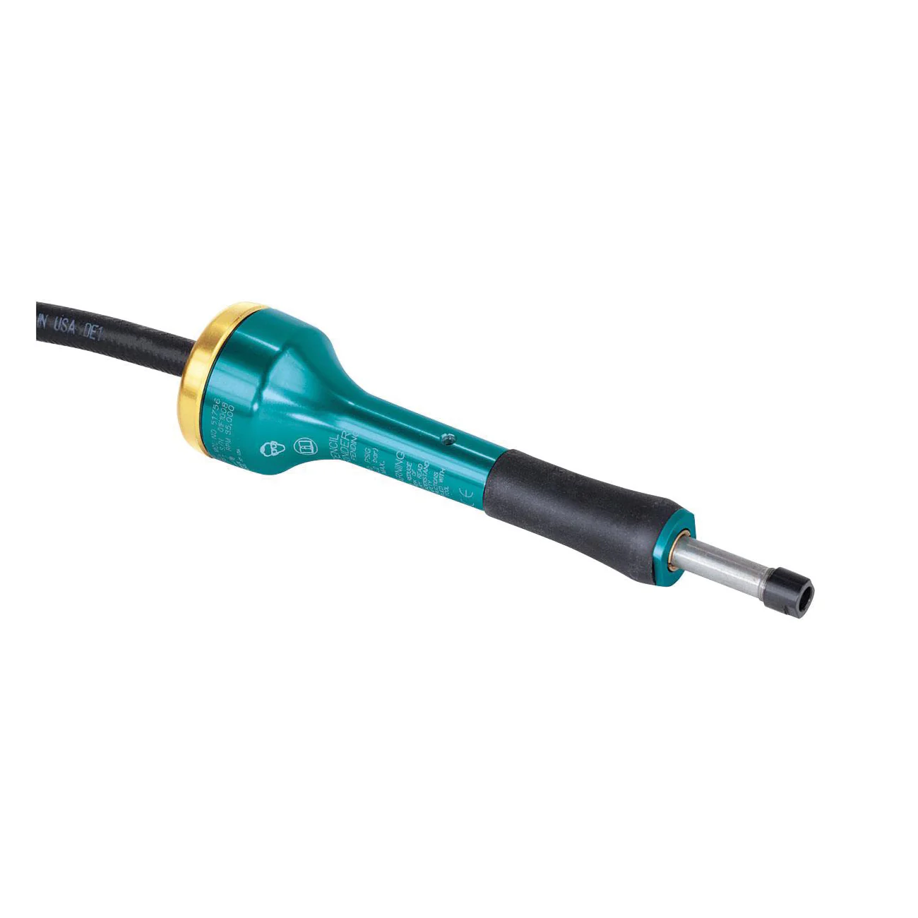 Dynabrade 51753  ~  .1 Hp Straight-Line Extension Pencil Grinder 50000 Rpm Turbine Air Motor Rear Exhaust 1/8 Inch Collet