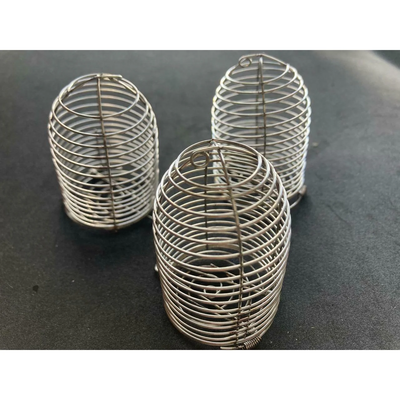 3 x spring lid Unrigged Berley cages Fishing Tackle