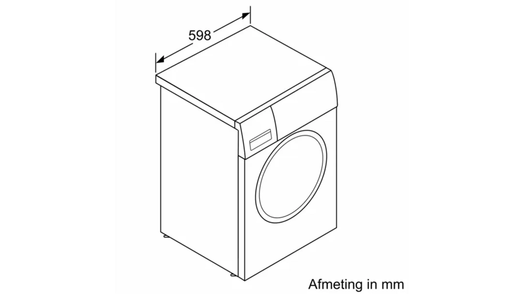Bosch Wasmachine WGE03400FG Serie 2 SpeedPerfect 8 kg