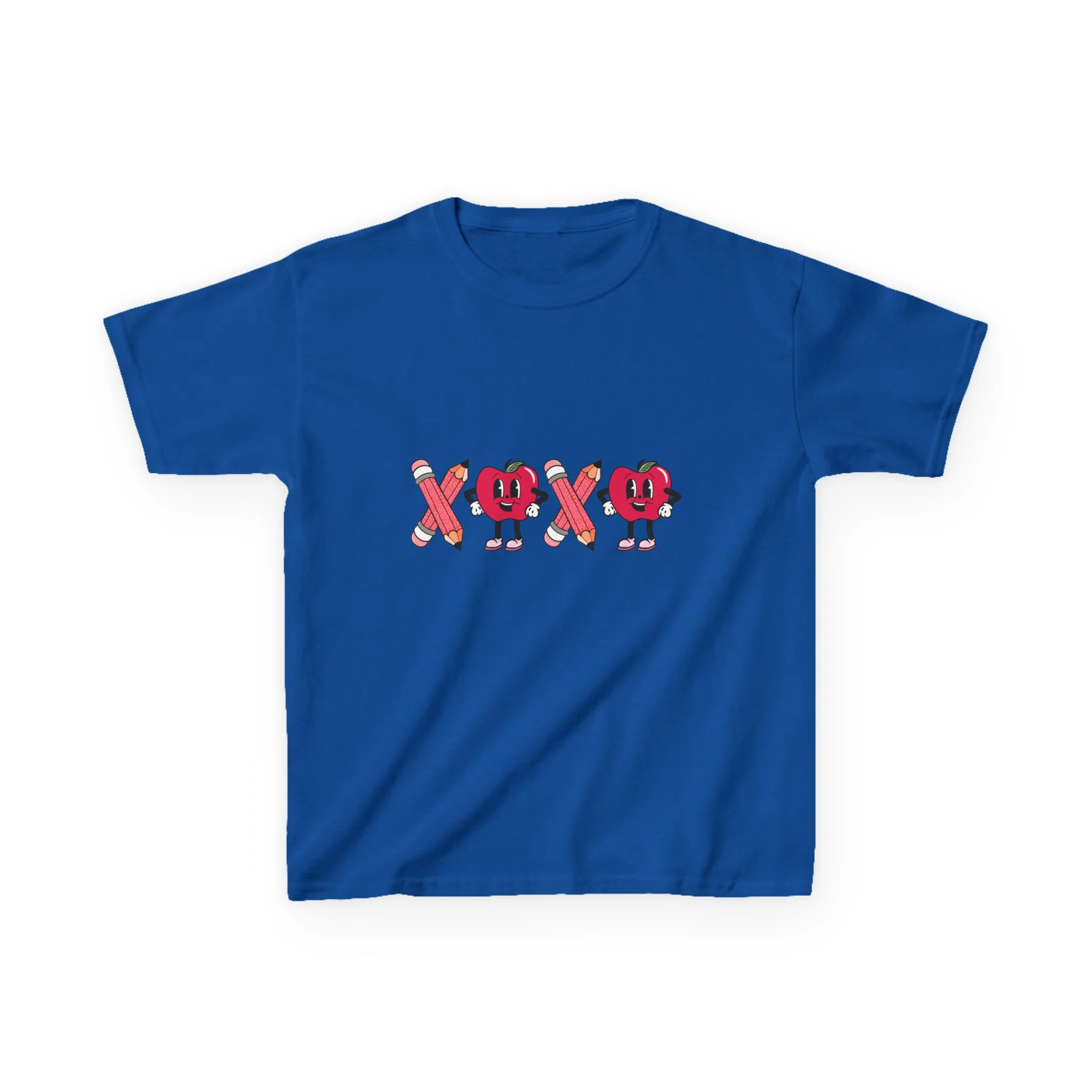 XOXO Heart Characters Kids Tee | Cute Valentine Shirt