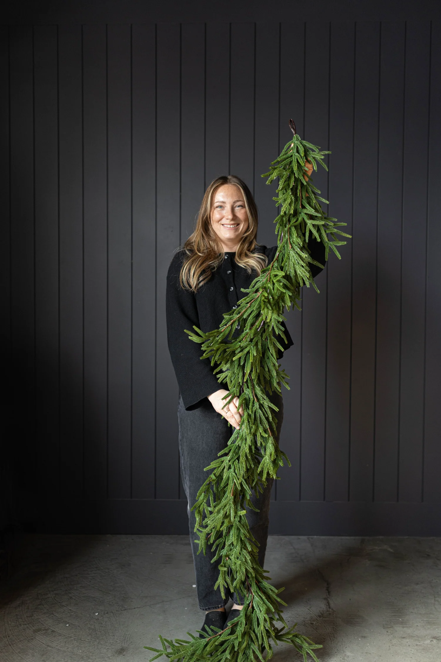 Norfolk Full Real Touch Garland - 6 Ft