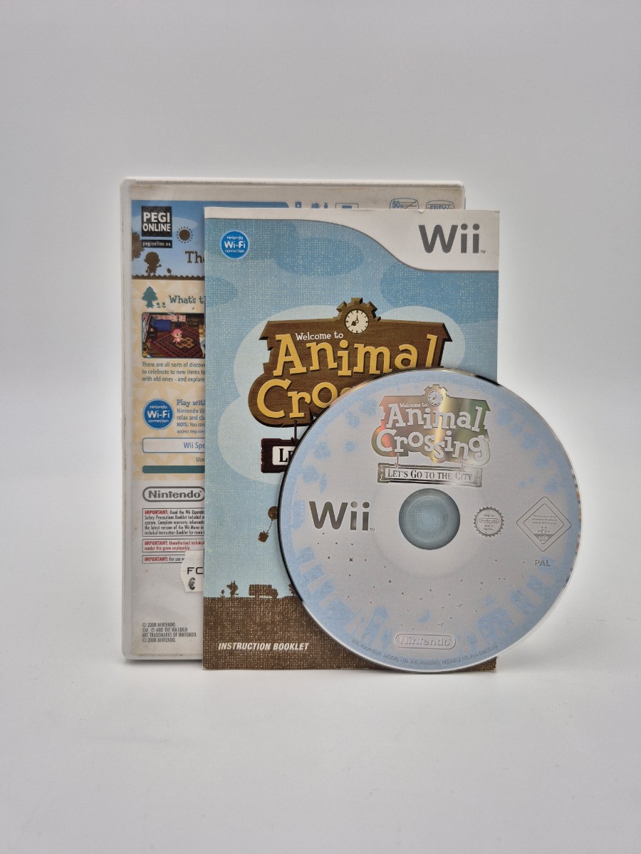 Animal Crossing Let’s go to the City Wii