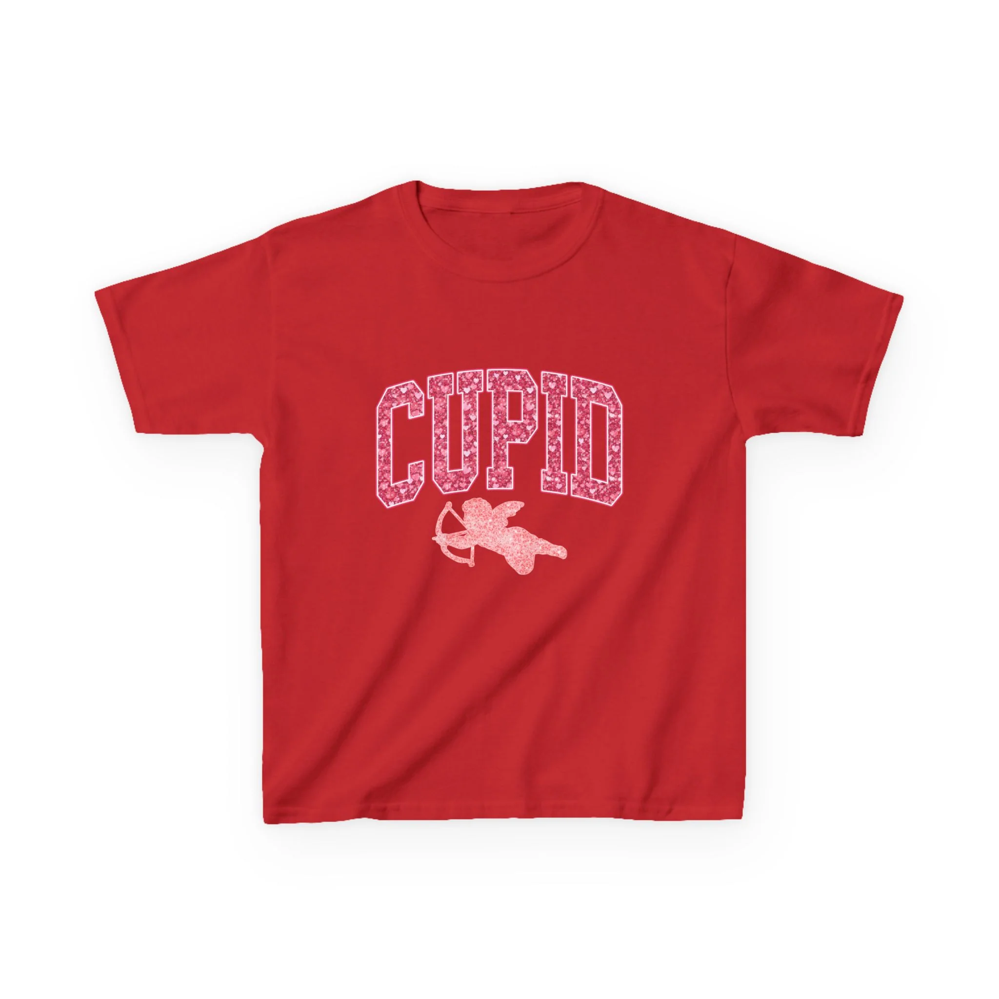 Cupid Kids Tee | Pink Cupid Graphic Valentine's Shirt