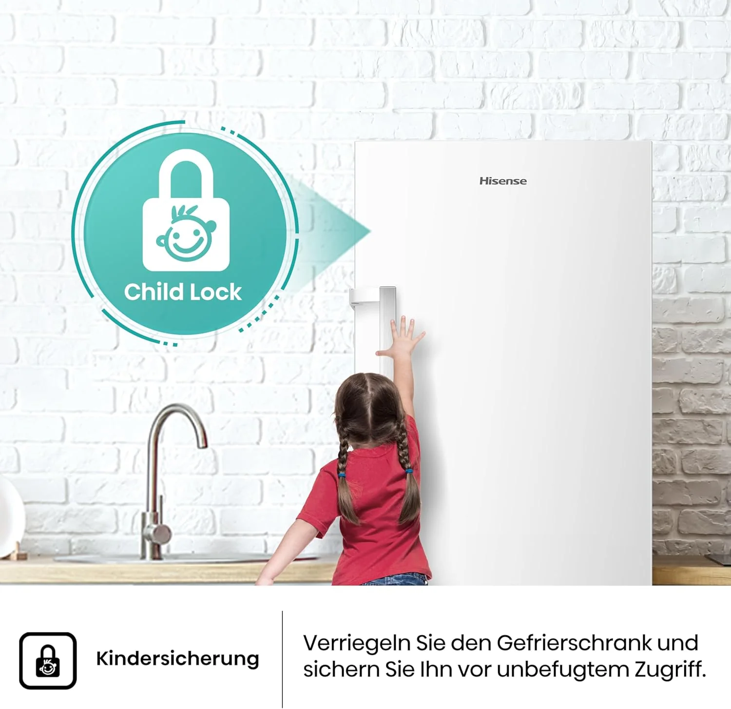 Hisense FV191N4AW2 Congelatore verticale/ Total No Frost/ Super Freeze/ Allarme porta/ Multiflow 360°/ BigBox/ 143,4 cm/ Congelatore 147 l/ 41 dB/ 205 kWh/Bianco