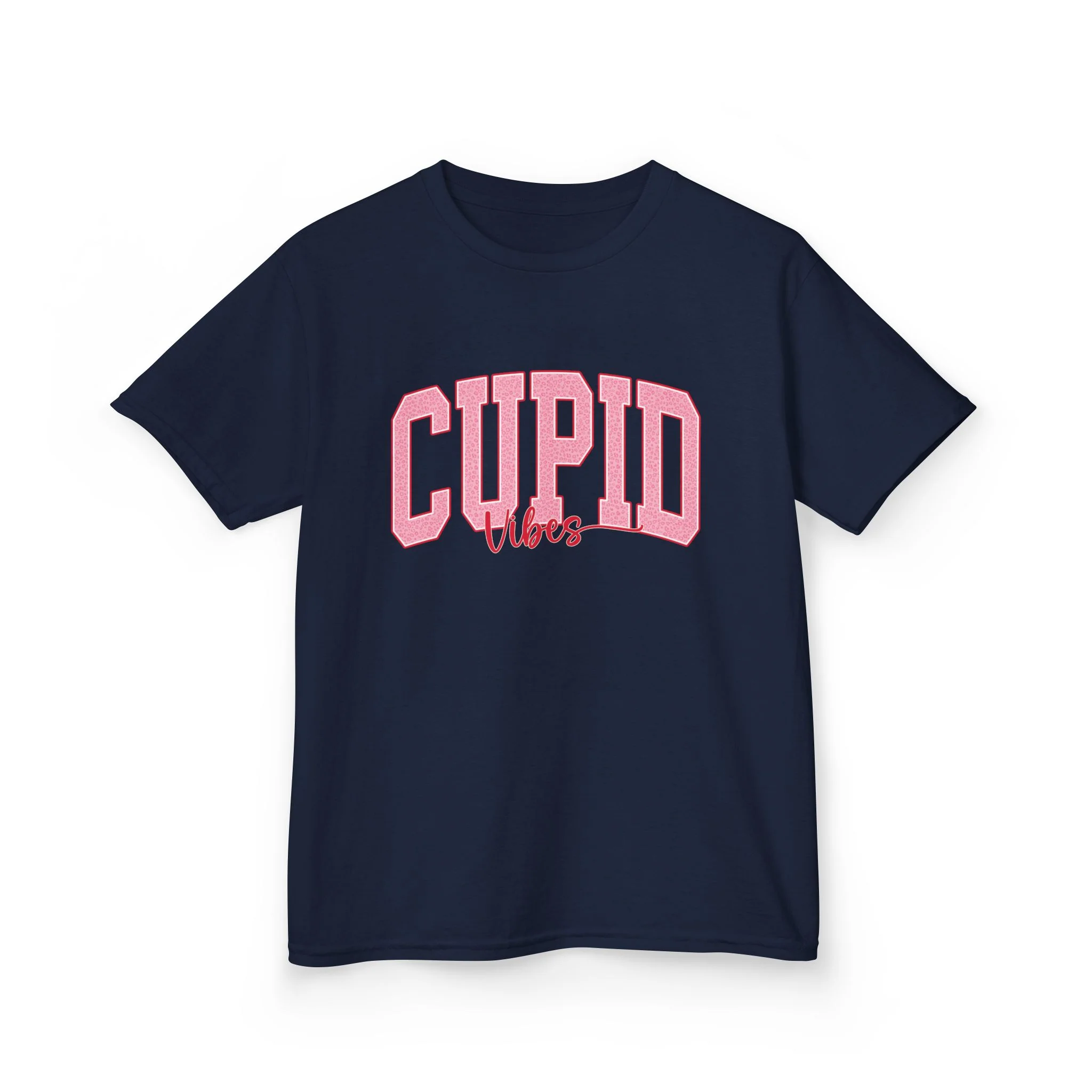 Cupid Vibes Kids Tee | Pink Valentine Shirt
