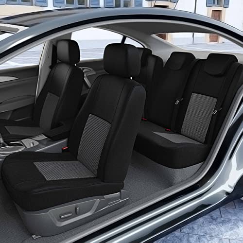 DBS 1011553 Coprisedili Auto / Vettura   Su Misura   Rifinizioni Alta Gamma   Montaggio Rapido   Compatibile Airbag   Isofix : Auto e Moto