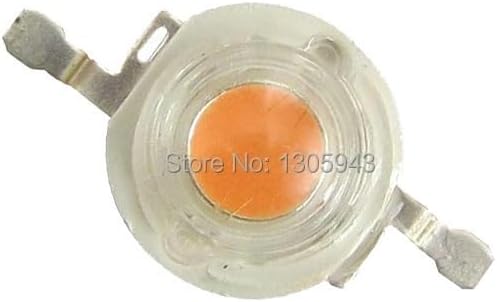 1000 Stück LED 0,5 W 1 W 3 W 3 V 35 mli 45 mli Hochleistungs-Lampenperlen Warmweiß Blau Rot Grün Gelb Rosa RGB-Chip für Leuchtmittel (Farbe: Rot, Größe: 3 W, 45 ml, 700 mA)