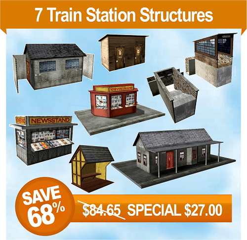 Train Station Buildings Pack Deal