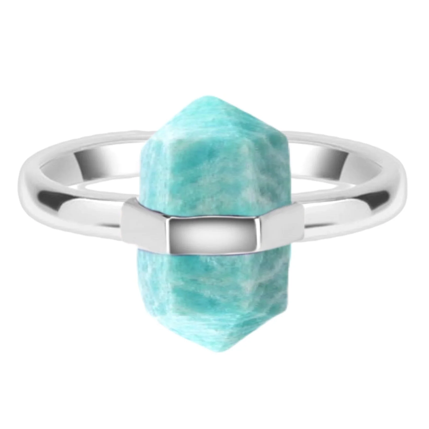 Laihas Crystal Kindness Amazonite Ring