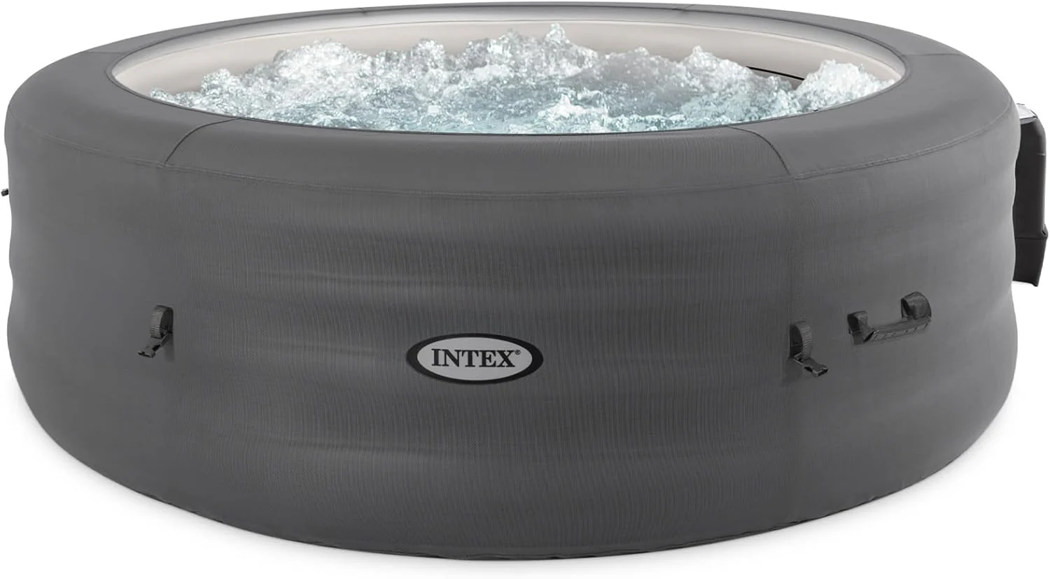 INTEX 28483E SimpleSpa Inflatable Hot Tub 4 Person Bubble Massage Spa: Includes Insulated