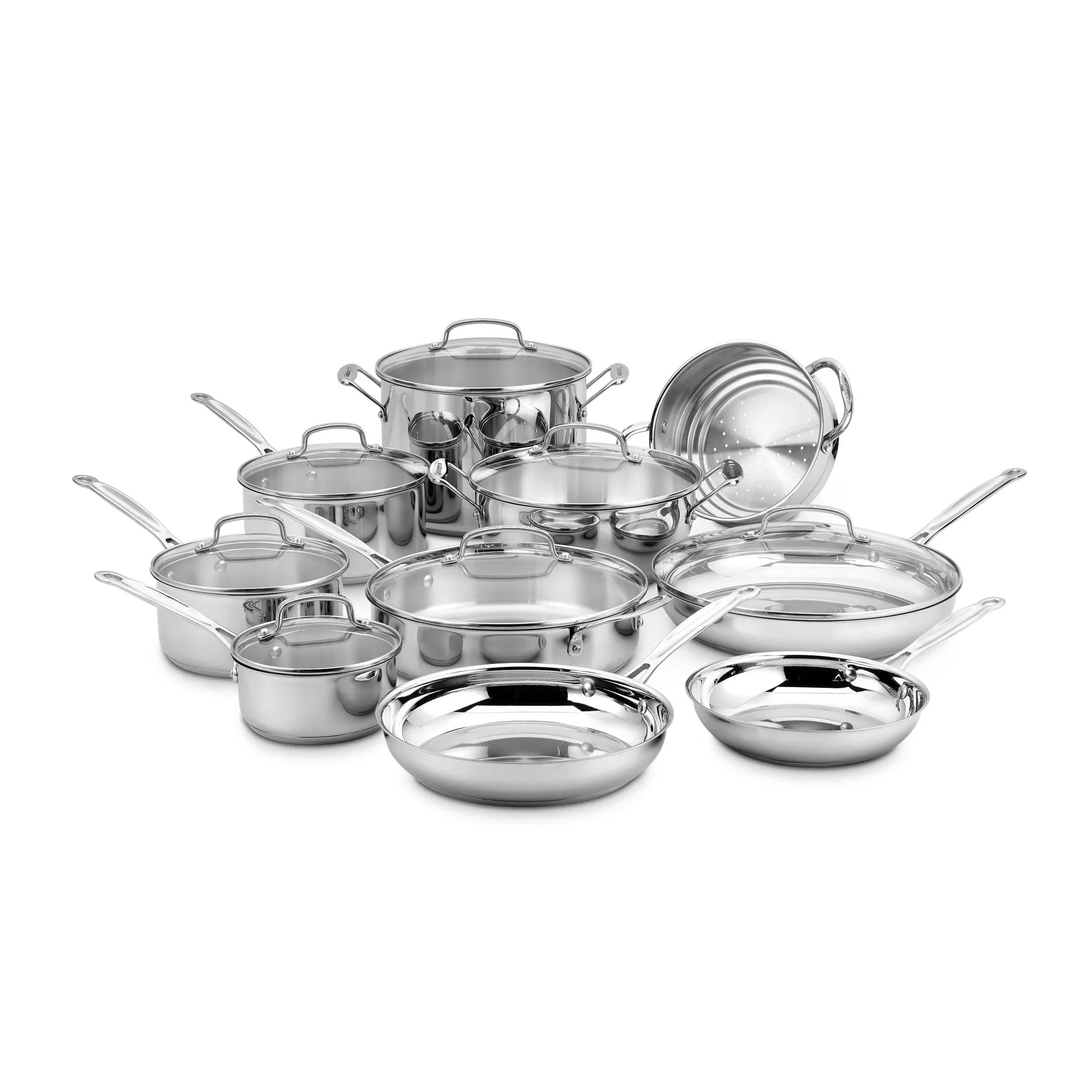 Cuisinart 17 részes Chefs Classic rozsdamentes acél edénykészlet