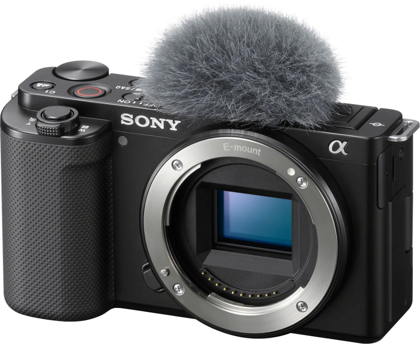 Sony Alpha ZV-E10 tükör nélküli vlogkamera – csak váz – fekete