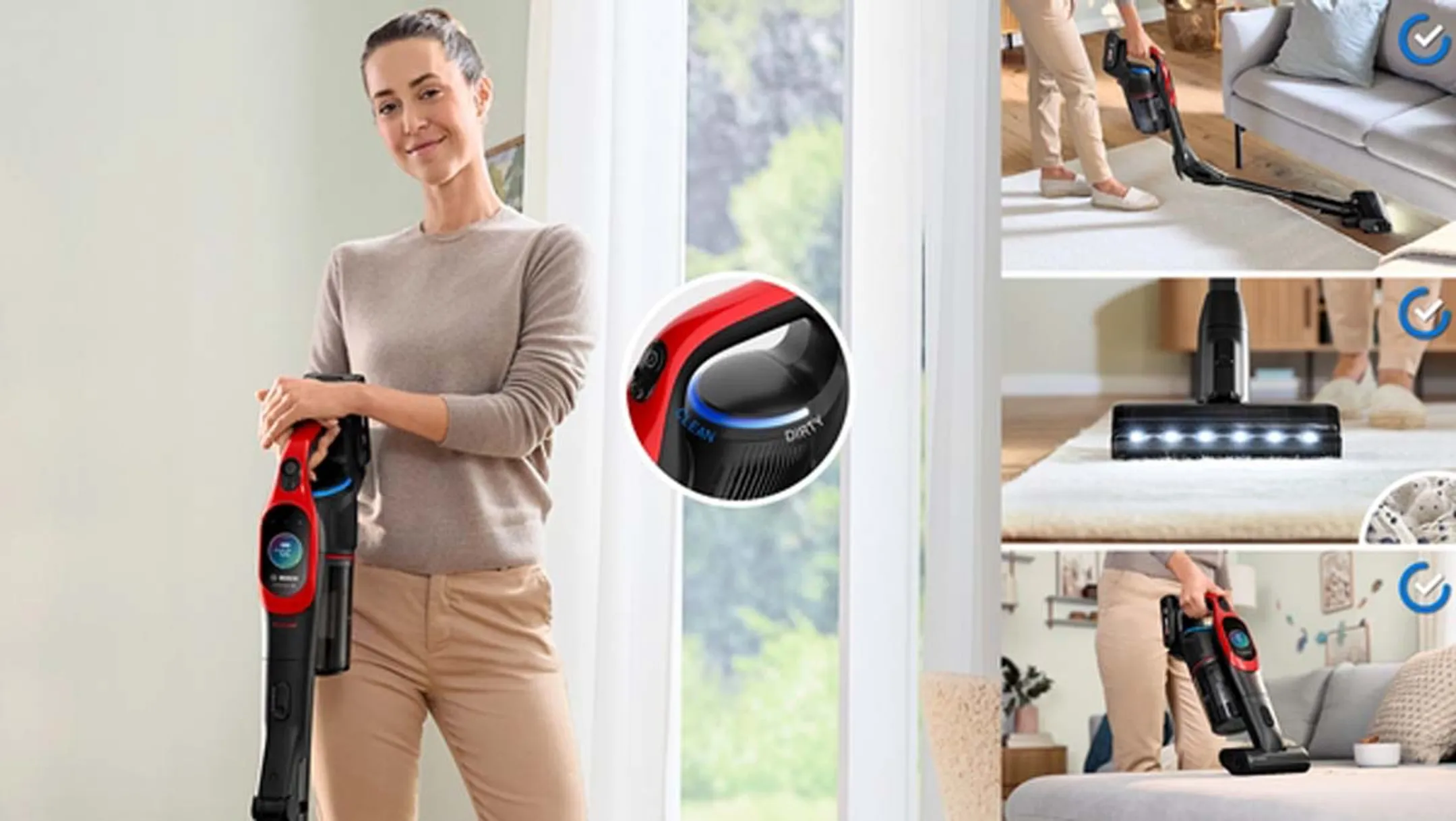 Bosch Steelstofzuiger BCS1041PET