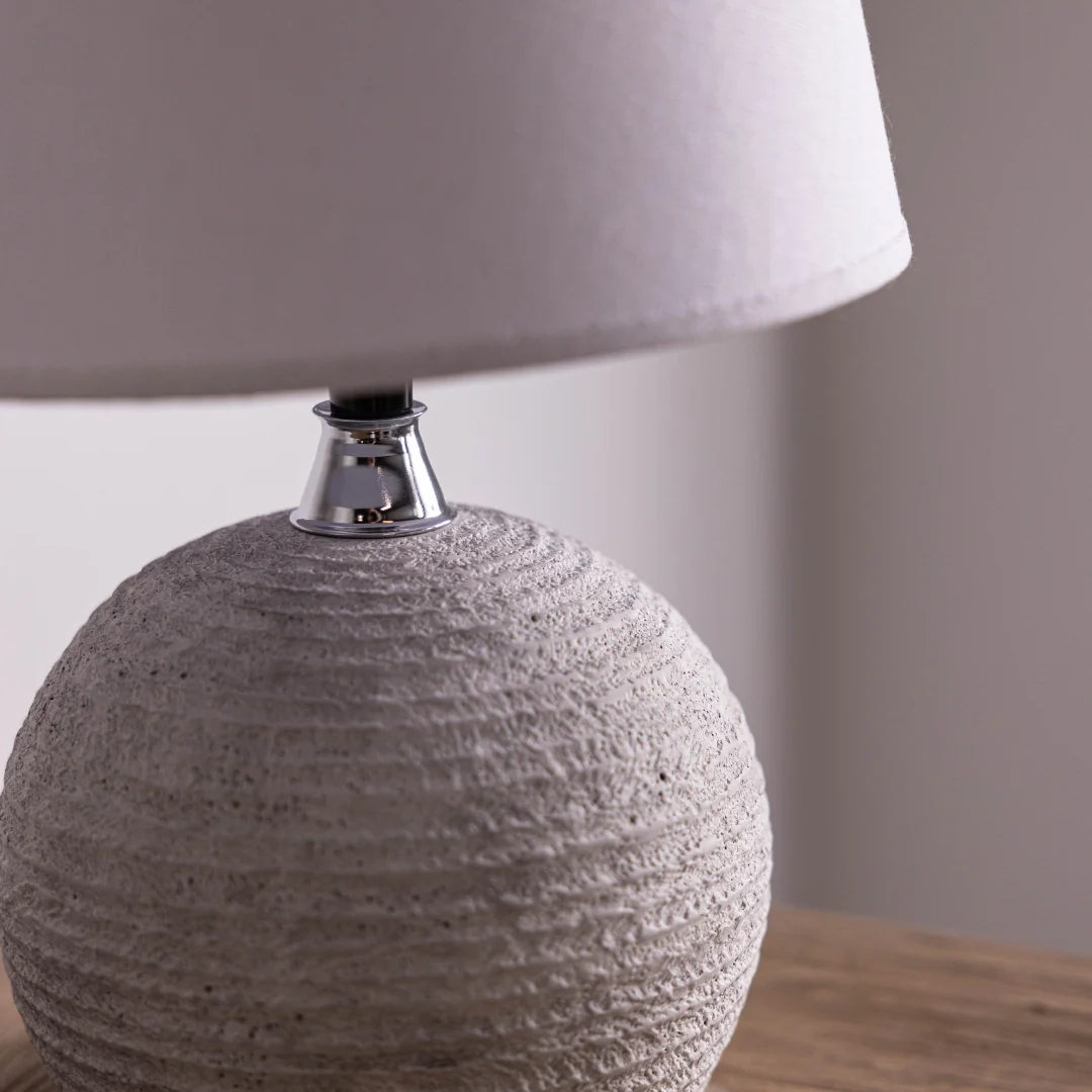 Grey Ceramic Lamp