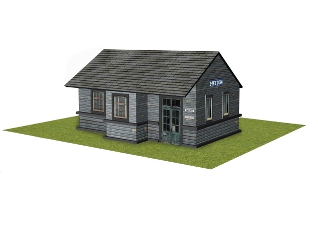 Rural Country Train Station