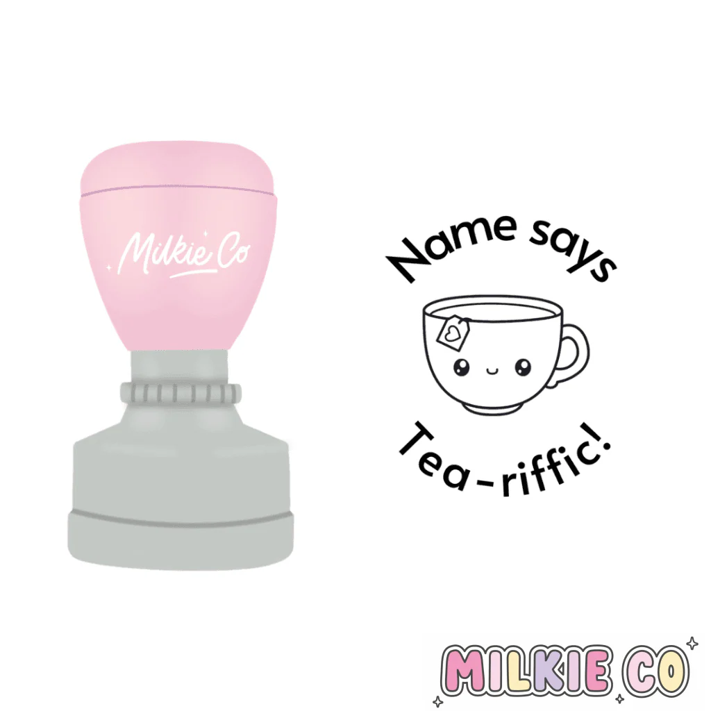 'Tea-riffic' Stamp