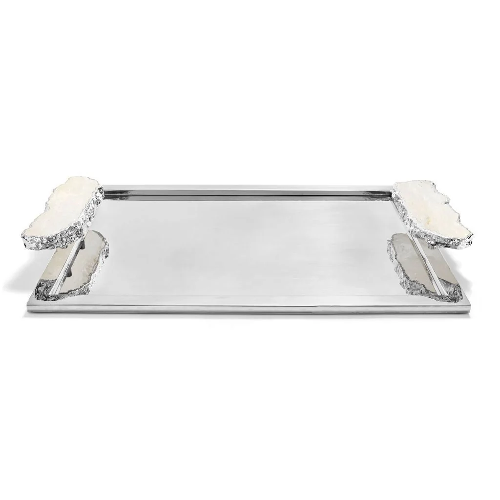 H��ritage Crystal Tray - Silver