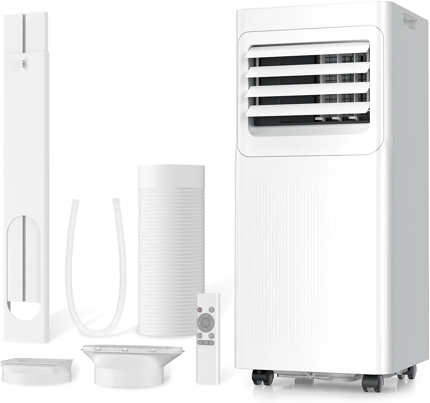 9000 BTU Portable Air Conditioner with Dehumidifier, Fan, Sleep Mode & Remote Control