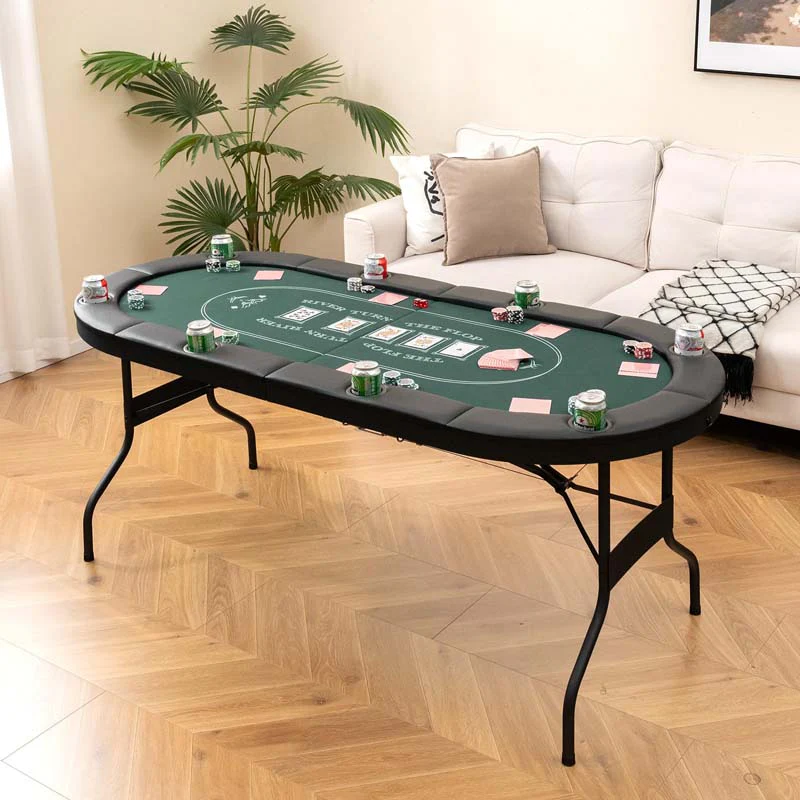 8-Player Foldable Poker Table, 72