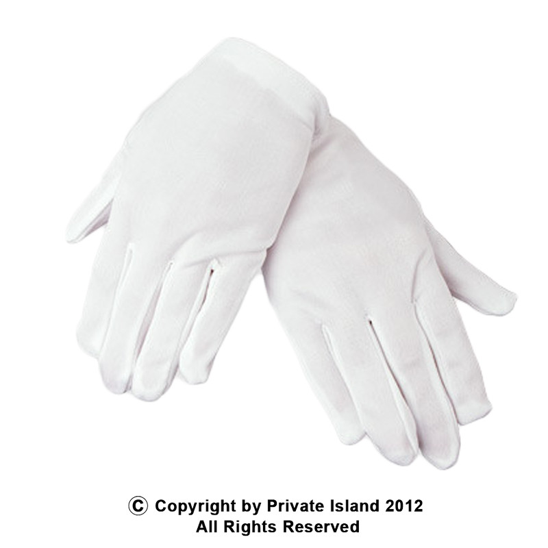 Child White Cotton Gloves 12 PACK  PAIR 5032