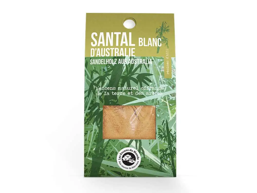 Incense - white sandalwood from Australia - natural incense offering from the earth and trees - Asian incense