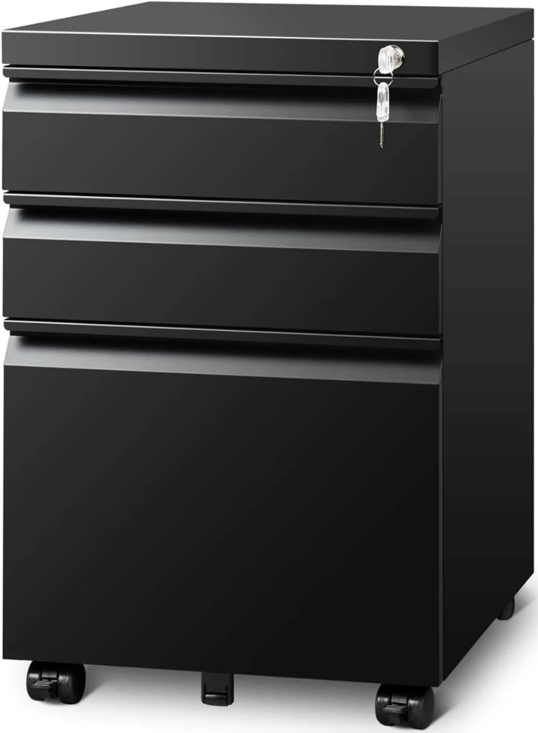 Metal Storage Cabinet with Adjustable Shelves, Garage Storage Cabinets with Doors