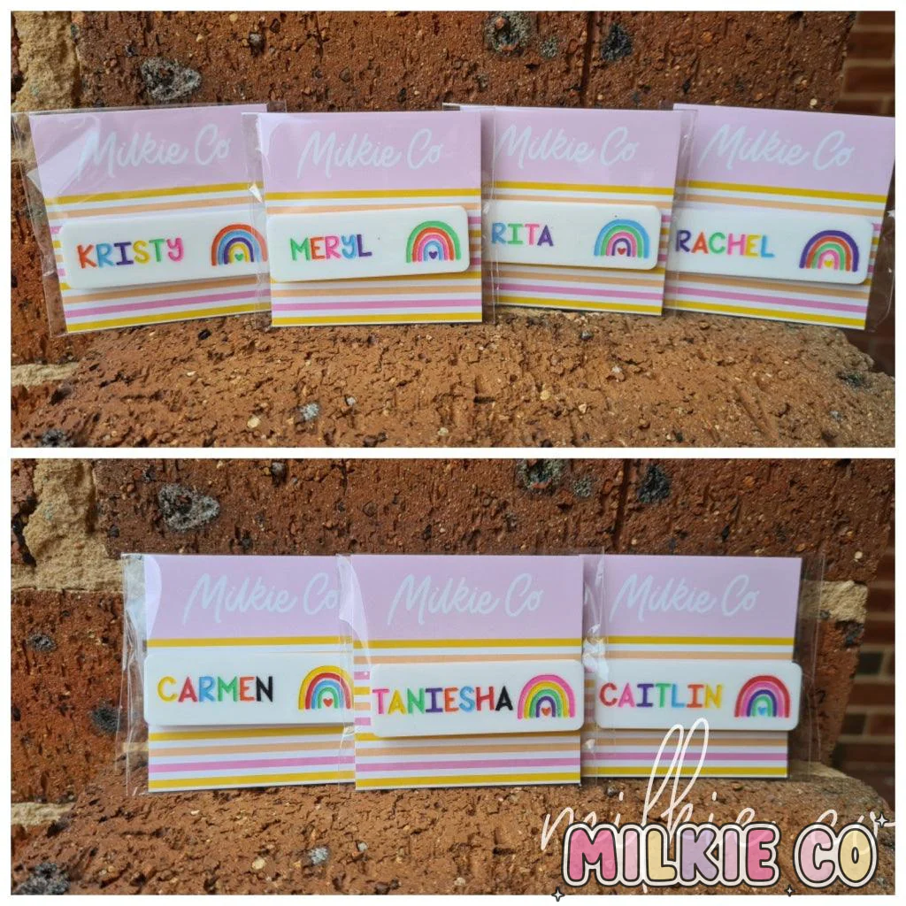 Rainbow Name Badge (Paint Fill)