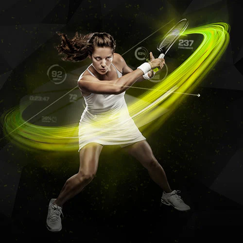 Sensore Zepp Tennis 3D per l'analisi dello swing