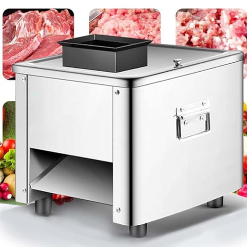 Tagliacarne Elettrico 850w Affettatrice Commerciale Affettatrice 130KG/H Macchina Automatica per Tagliare la Carne a Cubi a Fette in Acciaio Inossidabile per Pollo Pesce Manzo Strisce di Carne 7.0mm : Amazon.it: Casa e cucina